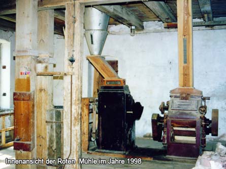 Innenansicht der Roten  Mühle im Jahre 1998